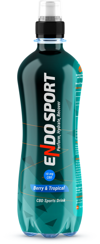 CASE PRICE 12 x Endo Sport Berry & Tropical CBD Sports Drink 500ml RRP £21.99 CLEARANCE £4.99